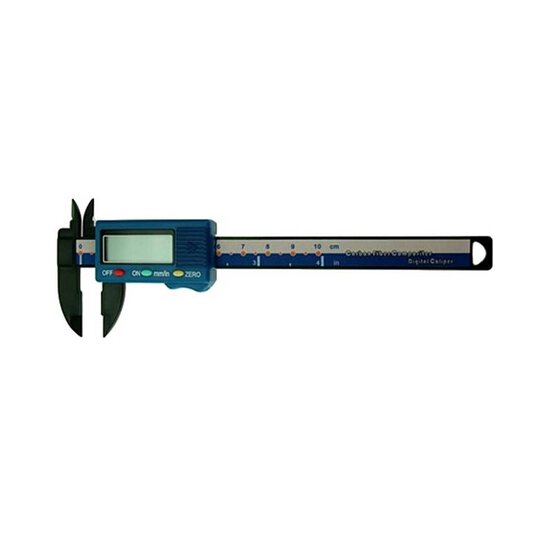Modelcraft Black & Blue Precision Plastic Digital Lcd Caliper : 100Mm