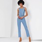 New Look Women's Top and Trousers Sewing Pattern N6627 image number 3