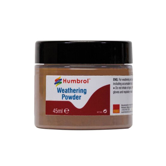 Humbrol Light Rust Weathering Powder 45ml  image number 1