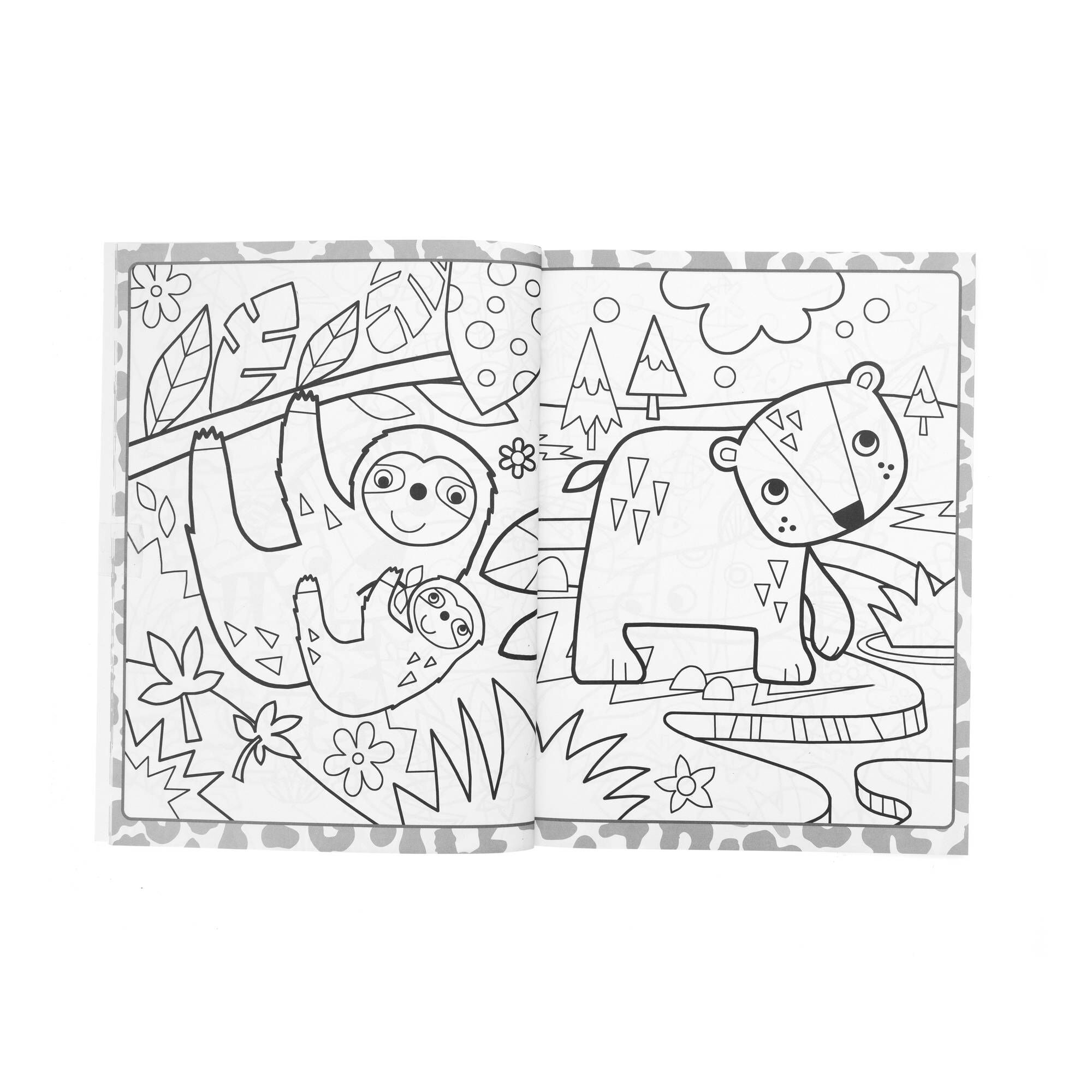 Megatastic Animals Colouring Book Hobbycraft