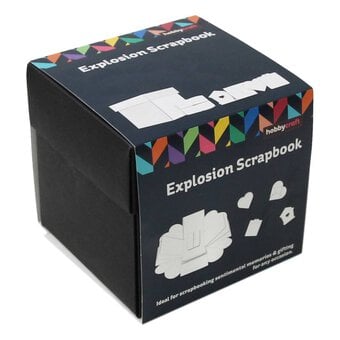 Black Explosion Box Scrapbook 12.5cm image number 2