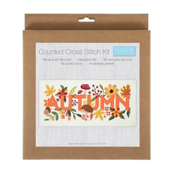 Trimits Large Autumn Counted Cross Stitch Kit