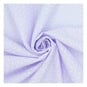 Lilac Spot Print Polycotton Fabric by the Metre image number 1