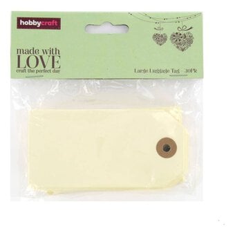 Ivory Gift Tags 11cm 30 Pack image number 2