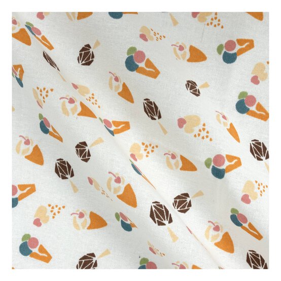 Cream Lolly Single Cotton Fat Quarter image number 2