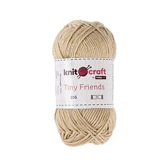 Knitcraft Beige Tiny Friends Yarn 25g