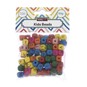 Bright Wooden Alphabet Beads 50g image number 3