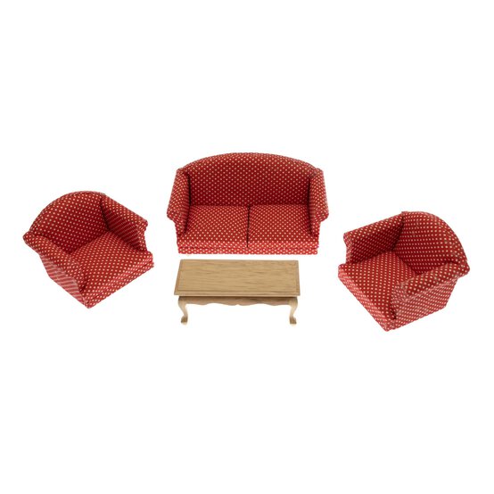 Doll&rsquo;s House Sitting Room Set 5 Pieces image number 3