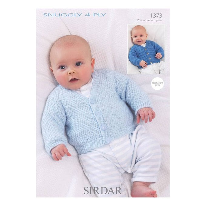 Sirdar Snuggly 4 Ply Cardigans Digital Pattern 1373 image number 1
