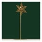 Gold Snowflake Candle Holder 31.5cm image number 1