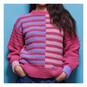 Knitcraft Mixed Stripe Crochet Jumper Digital Pattern 0319 image number 2