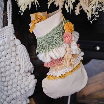 How to Make a Boho Stocking