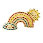 Rainbow Faces Wooden Threading Kit image number 2