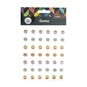 Adhesive Rainbow Stripe Gems 42 Pack image number 3