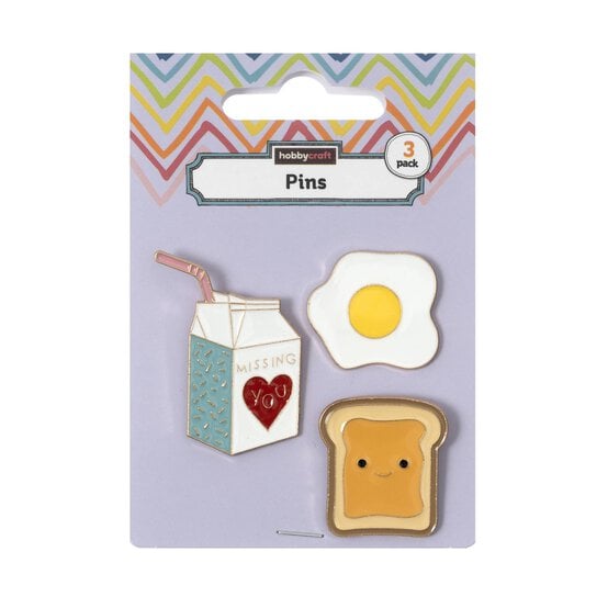 Toast and Milk Pins 3 Pack image number 4