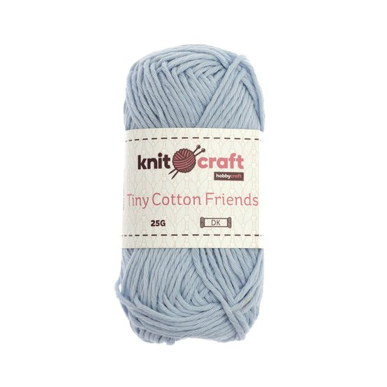 Knitcraft Baby Blue Tiny Cotton Friends Yarn 25g image number 1