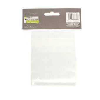 Clear Resealable Bags 87mm x 112mm 100 Pack image number 4