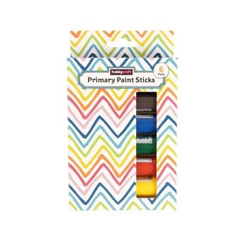 Primary Paint Sticks 6 Pack  image number 4