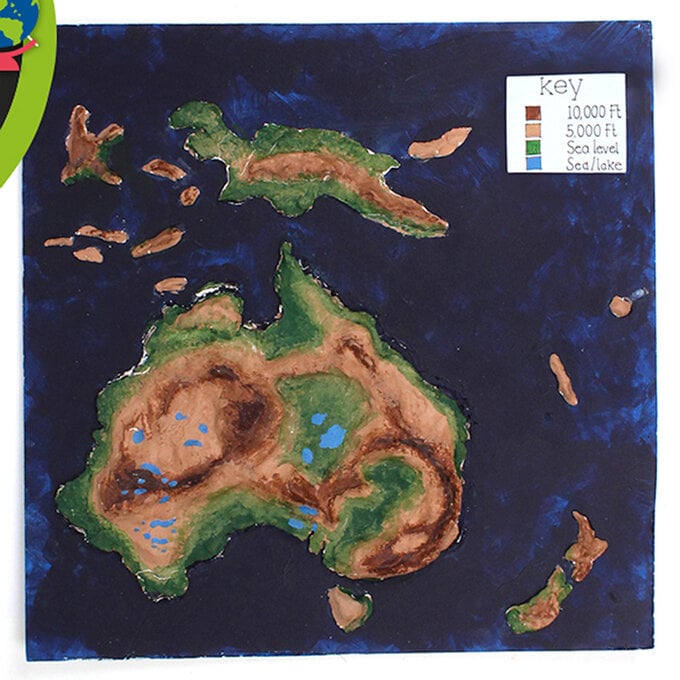 How to Make a 3D Continent Map of Australia image number 1