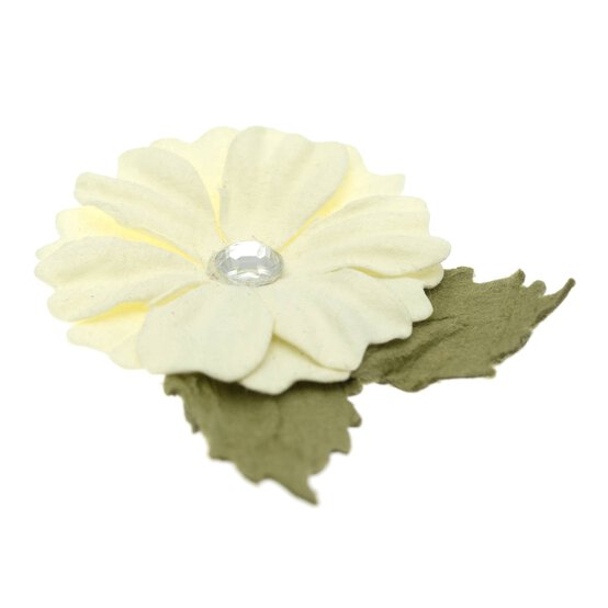 Handmade Ivory Pearl Joy Flowers 5 Pack image number 3