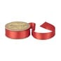 Poppy Red Double-Faced Satin Ribbon 18mm x 5m image number 1
