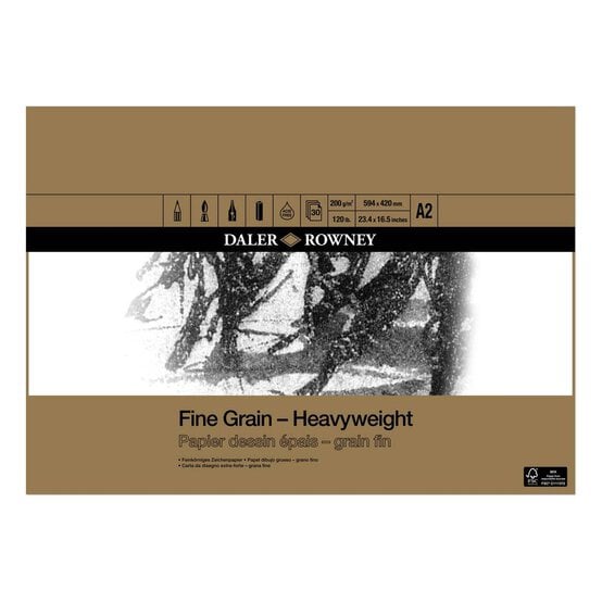 Daler-Rowney Heavyweight Fine Grain Sketchbook A2 image number 1