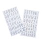 Holographic Alphabet Chipboard Stickers 98 Pieces image number 1