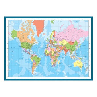 Eurographics Modern Map of the World Jigsaw Puzzle 1000 Pieces