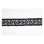 Black Embroidered Tulle Lace Trim by the Metre image number 1