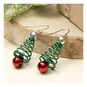 Christmas Tree Novelty Earrings image number 1