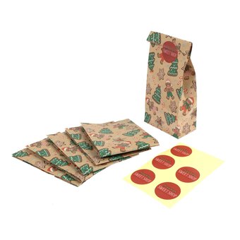Gingerbread Treat Bags 6 Pack