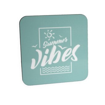 Unisub Square Raw Back Coasters 4 Pack  image number 2