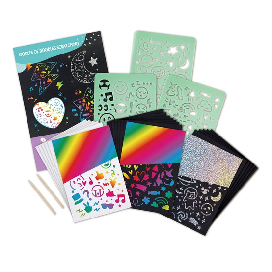 Hape Oodles of Doodles Scratching Set image number 3