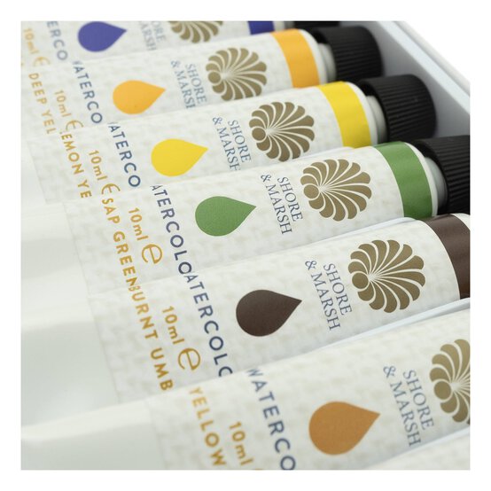 Shore & Marsh Watercolour Paint 10ml 12 Pack image number 3
