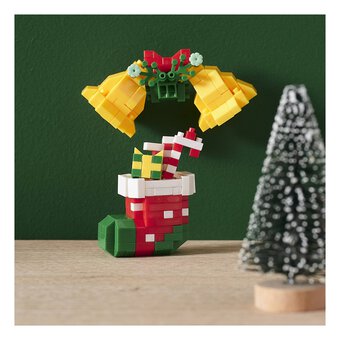 Stocking and Bells Building Blocks Set 2 Pack