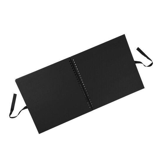 Spiral Bound Black Scrapbook 12 x 12 Inches image number 3