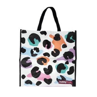 Abstract Leopard Woven Bag for Life image number 2