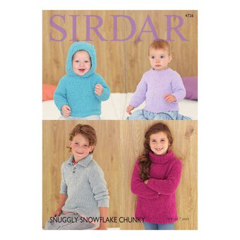 Sirdar Snowflake Chunky Sweaters Digital Pattern 4726