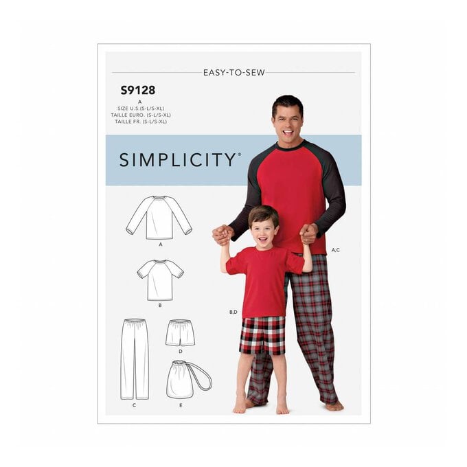 Simplicity Boys’ and Men’s Separates Sewing Pattern S9128 image number 1