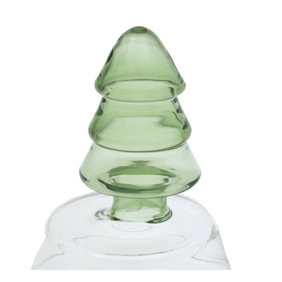 Green Tree in a Clear Bottle 24cm image number 3