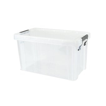 Whitefurze Allstore 2.6 Litre Clear Storage Box 
