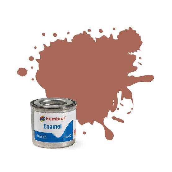 Humbrol 110 Rust Enamel Matt Paint 14ml  image number 1