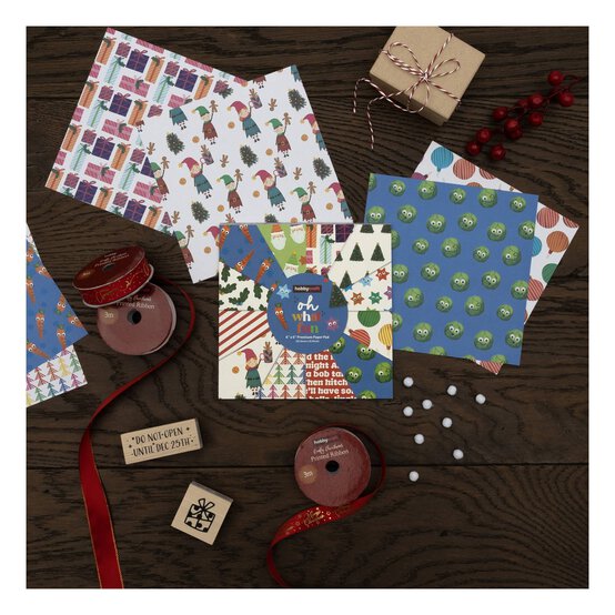 Oh What Fun 6 x 6 Inches Paper Pad 24 Sheets image number 2