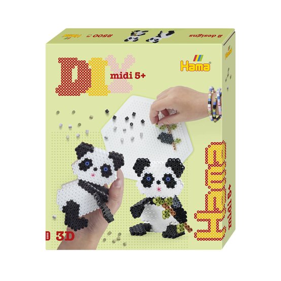 Hama Beads 3D Panda Set image number 1