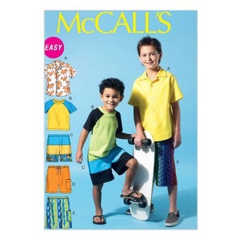 McCall’s Boys’ Separates Sewing Pattern M6548 (7-14)