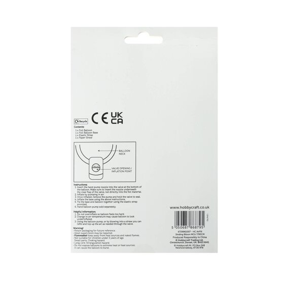 Standing Multicoloured Number 7 Balloon 90cm image number 5