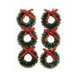 Green Wreath 3D Stickers 6 Pack  image number 1