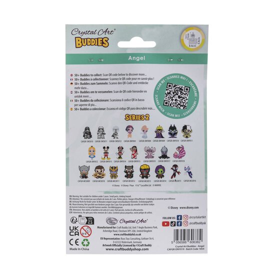 Crystal Art Buddies Angel Kit image number 5