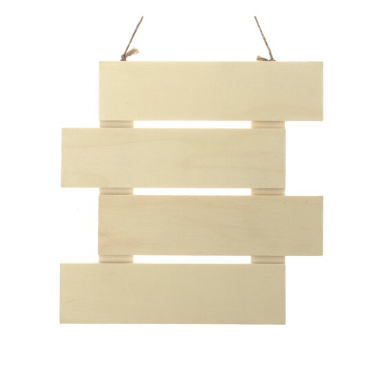 Wooden Slate Sign 21cm image number 1