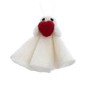 Ghost with Heart Wool Hanging Decoration 7.5cm image number 3